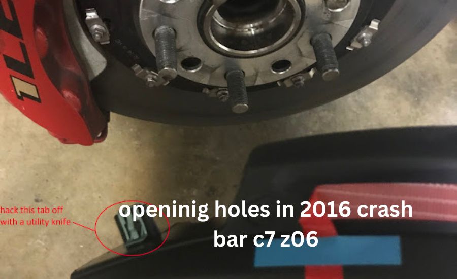 openinig holes in 2016 crash bar c7 z06